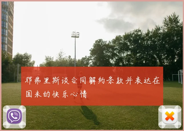邓弗里斯谈合同解约条款并表达在国米的快乐心情